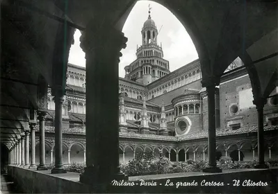 Milão-Pavia - A grande Certosa - O Chiostro — S.E.F.A. - n° 326