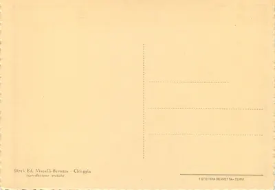 Chioggia - Kanał św. Dominika - Sieci rybackie — Rewers