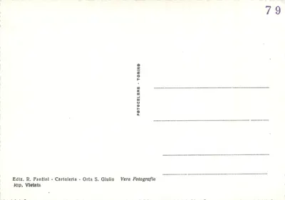 Lago d'Orta - Que a vida é uma fábula — Verso