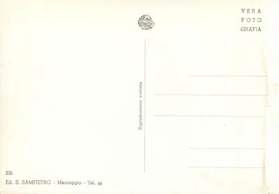 Lago di Como - Colico - Panorama — Éd. S. Sampietro, n° 295 — Verso