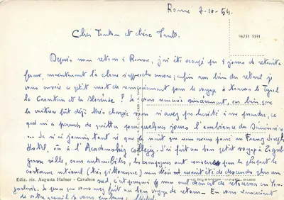Cavalese (m. 1000 s.m.) — Via della Libertà — Editore Augusta Hafner, n° 7-X-1929 — Verso