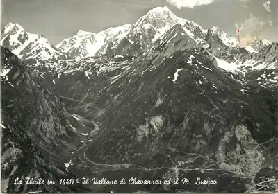 La Thuile (m. 1441) — Il Vallone di Chavannes ed il M. Bianco — Ed. S.A.C.A.T. n° 02750