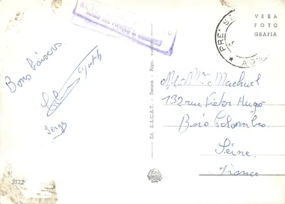 La Thuile (m. 1441) — Panorama — Ed. S.A.C.A.T. - Ripr. violate — Verso