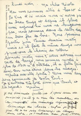 Silêncio e oração no Lario — Editor S. Sampietro, n° 508 — Verso