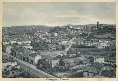 Bilhete postal moderno Casteggio Panorama