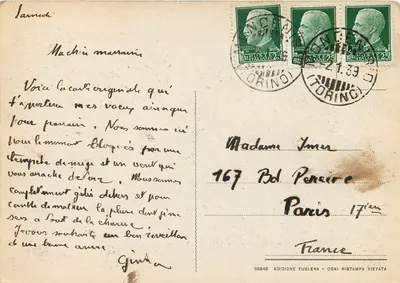 Moncenisio - Granica - wys. 2084 m — wydawca ZUBLENA — Rewers