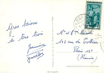Varenna — Jezioro Como — 114-87 — fotodruki Brunner & C. Como — Rewers
