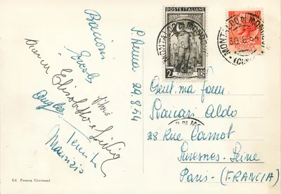S. ANNA COLLAREA - Montaldo (m. 870) — widok panoramiczny — Wyd. Prucca Giovanni — Rewers