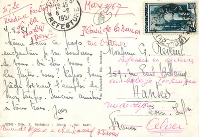 Lago di Garda - Il Monte Baldo — Editor F. Micheletti, Brescia, n° 02348 — Verso