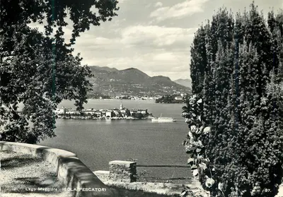 Lago Maggiore : ISOLA PESCATORI — vista panorâmica — Fotoedizioni Alfredo Paulon, n°87