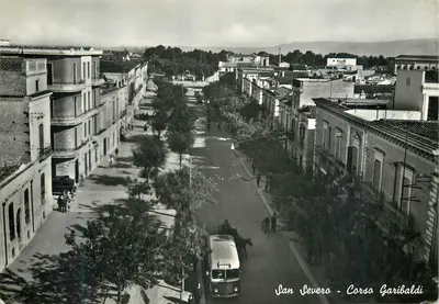 San Severo - Corso Garibaldi — vista panorâmica — Fotocelere Torino
