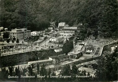Guardia Piemontese Terme - Terme Luigiane - Panorama — Ediz. Tondi Luigi, Riv. Tab. N. 1