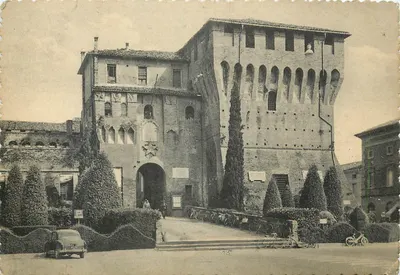 Bilhete postal moderno Lugo Castello Estense