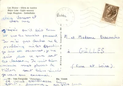 Lago Maggiore - Efeitos de Luz — Rip. Vietata, n°199 — Verso