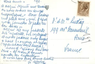 Acqui Terme - Albergo Regina - Campos de Tênis — Verso