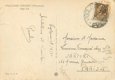Grazzano Visconti — Uma Via — Ediz. L. F. P. — Verso