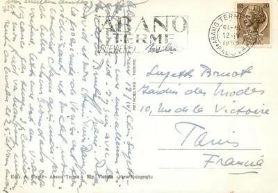Valsanzibio (Kolekcja Euganei) - Villa Barbarigo - Ogrody i Fontanny — Rewers