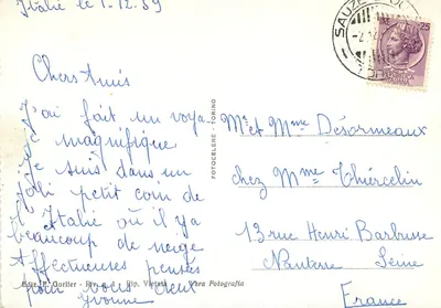 Sauze d'Oulx - Sportinia m. 2170 - Vista geral — Verso