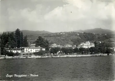 Lago Maggiore - Meina — vista do lago e das colinas — Fotostampe Reggio (n° 3745)