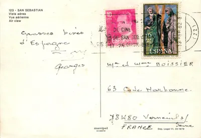 San Sebastián — widok z powietrza — manipel — Rewers
