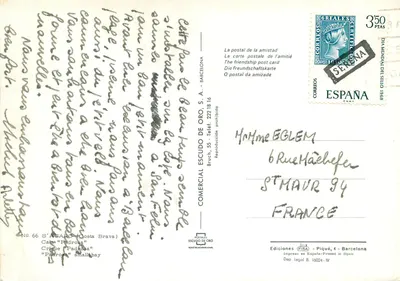 S'Agaro (Costa Brava) — Crique "Padroza" — Editor Escudo de Oro, n° 66 — Verso