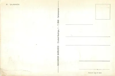 SALAMANCA — widok panoramiczny — Salvador Rodríguez — Rewers