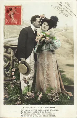 Couple amoureux — Le dimanche des amoureux — LE NORMAND, PARIS