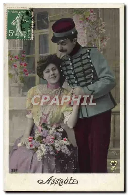 Soldat et femme — scène de cour — éditeur Assaut, n°297