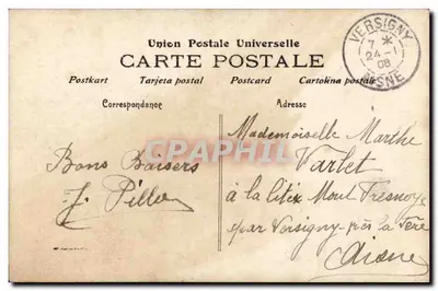 Combat — Soldat et jeune femme — Bujf & 297 — Verso