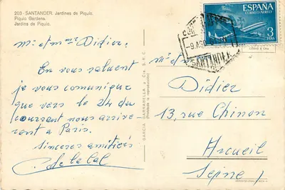 Jardins de Piquío — Santander — Editor García Garrabella — Verso