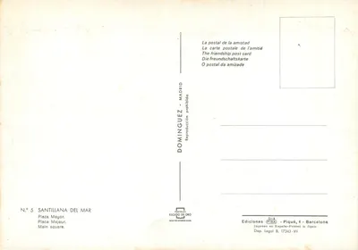 Santillana del Mar — Plac Mayor — Wydawnictwo FISA — Rewers