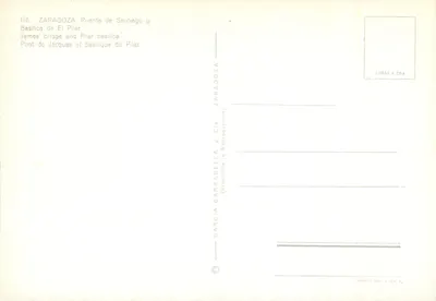 Zaragoza — Most Santiago i bazylika Pilar — Garcia Garrabella & Cia — Rewers