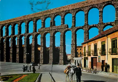 Aqueduto romano de Segóvia — Editor Otto Reuss, n° 805