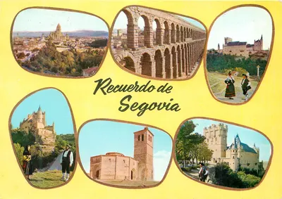 Segóvia — Recuerdo de Segovia — Éditions Arévalo, N° 21
