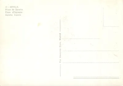 Plaza de España — Sewilla — Pan American Store, Madryt — Rewers