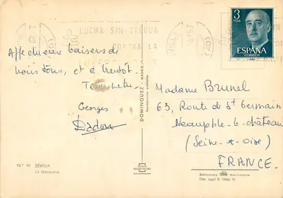 Nuestra Señora de la Macarena — Sewilla — Wydawnictwo Escudo de Oro, nr 91 — Rewers