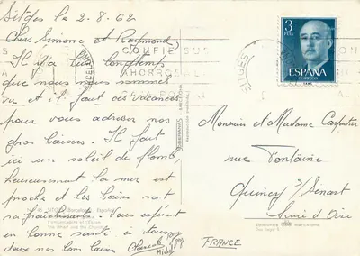 Sitges — Port i kościoł — Wydawnictwo TISA Barcelona, nr 46 — Rewers