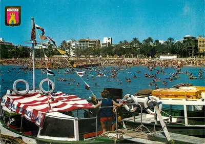 Sitges — Praia da Barceloneta — Edições Comercial de Oro, n° 2349