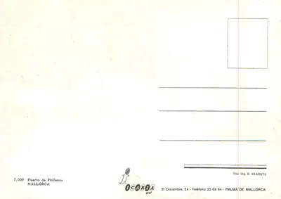 Port Pollensa — widok promenady — ICARIA graf n°7.009 — Rewers