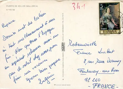 Port w Soller — widok portu i gór — SADACOLOR, nr PM 188 — Rewers