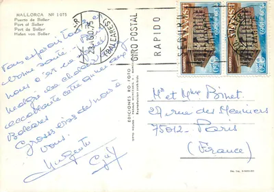 Mallorca — Perła Morza Śródziemnego — Wydawnictwo Ro-Foto, nr 1075 — Rewers