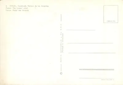 Teruel — Schody — Wzgórze Miłosników — Północny perron — Rewers