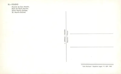 Toledo — Most San Martín — L. Arribas, Vitoria — Rewers