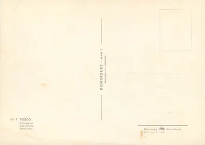 Toledo — widok częściowy — Dominguez Madrid — Rewers