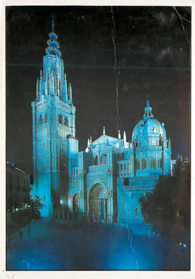 Toledo — Catedral iluminada — Julio de la Cruz