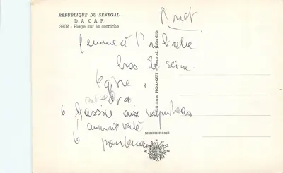 Plik na wysepce — Dakar, Senegal — Wydawnictwo HOA-QUI — Rewers