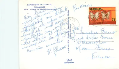 Wioska Basse-Casamance — Senegal — wydawca IRIS — Rewers