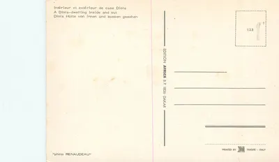 Casamance — paisagem e vida cotidiana — Édition Africa, Dakar — Verso
