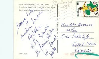 Saint-Louis - Djoudj — Parque nacional e ilha — Édition Africa, Dakar — Verso