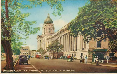 Supreme Court and Municipal Building — Singapura — J. Arthur Dixon Ltd.